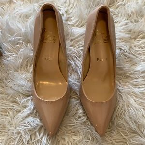 Nude heels *not real louboutins*
